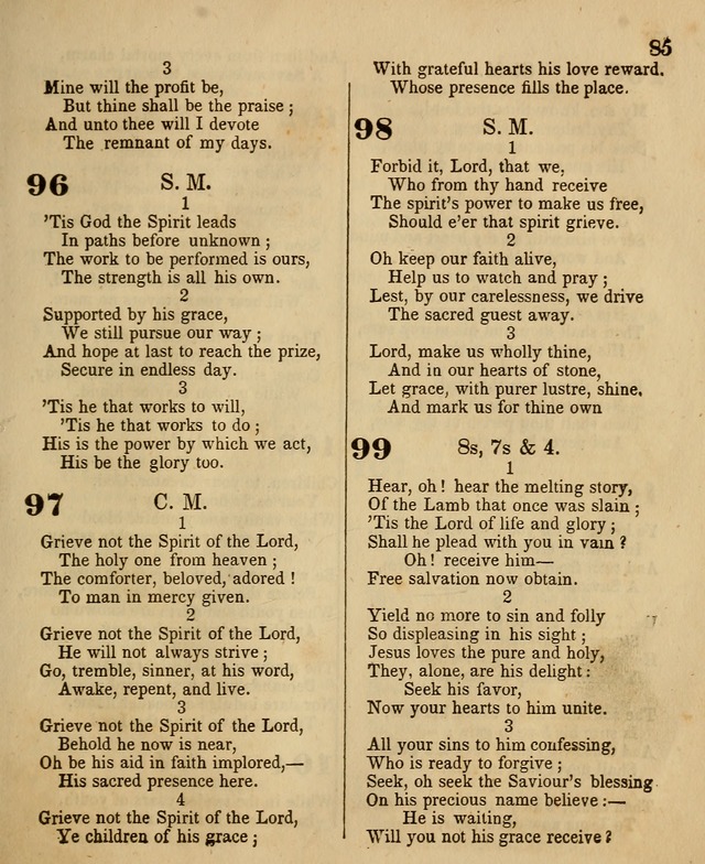 The Sabbath School Harp: being a selection of tunes and hynns, adapted to the wants of Sabbath schools, families, and social meetings (2nd ed.) page 87