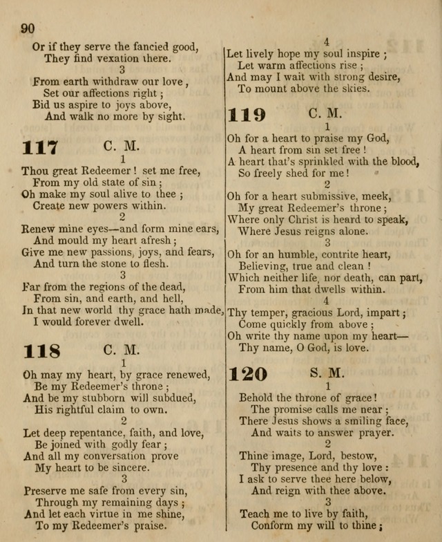 The Sabbath School Harp: being a selection of tunes and hynns, adapted to the wants of Sabbath schools, families, and social meetings (2nd ed.) page 92