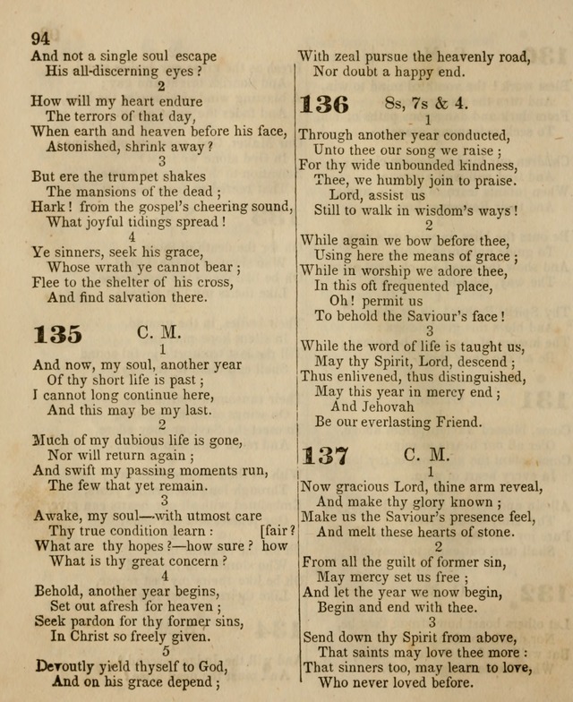 The Sabbath School Harp: being a selection of tunes and hynns, adapted to the wants of Sabbath schools, families, and social meetings (2nd ed.) page 96