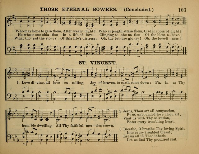 The Sunday School Hymnal: a collection of hymns and music for use in Sunday school services and social meetings page 103