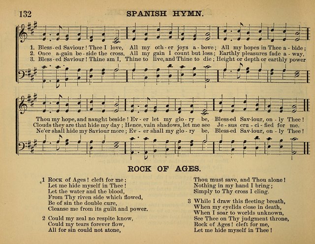 The Sunday School Hymnal: a collection of hymns and music for use in Sunday school services and social meetings page 132