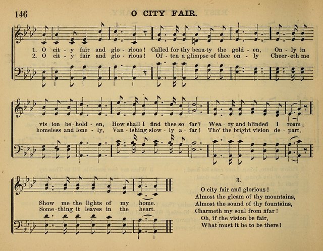 The Sunday School Hymnal: a collection of hymns and music for use in Sunday school services and social meetings page 146