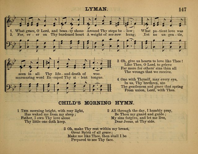 The Sunday School Hymnal: a collection of hymns and music for use in Sunday school services and social meetings page 147