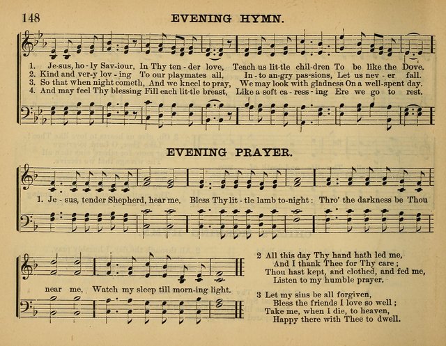 The Sunday School Hymnal: a collection of hymns and music for use in Sunday school services and social meetings page 148