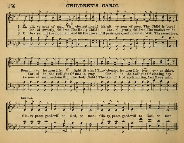 The Sunday School Hymnal: a collection of hymns and music for use in Sunday school services and social meetings page 156