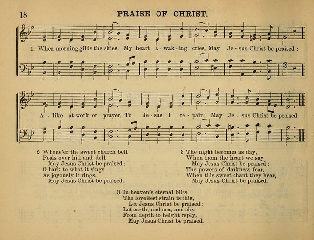 The Sunday School Hymnal: a collection of hymns and music for use in Sunday school services and social meetings page 18