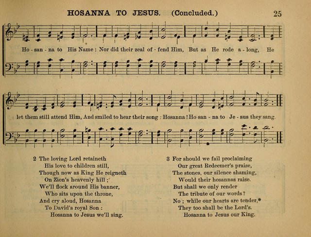 The Sunday School Hymnal: a collection of hymns and music for use in Sunday school services and social meetings page 25