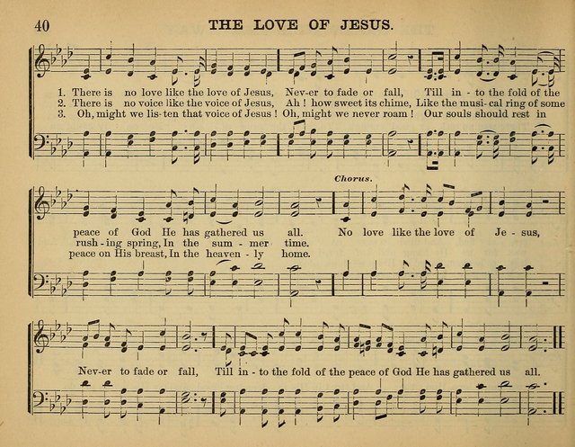 The Sunday School Hymnal: a collection of hymns and music for use in Sunday school services and social meetings page 40