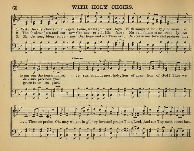 The Sunday School Hymnal: a collection of hymns and music for use in Sunday school services and social meetings page 60