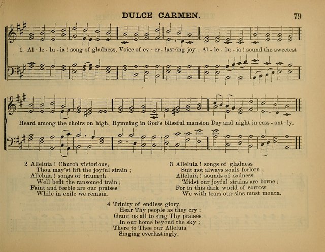 The Sunday School Hymnal: a collection of hymns and music for use in Sunday school services and social meetings page 79