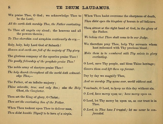 The Sunday School Hymnal: a collection of hymns and music for use in Sunday school services and social meetings page 8