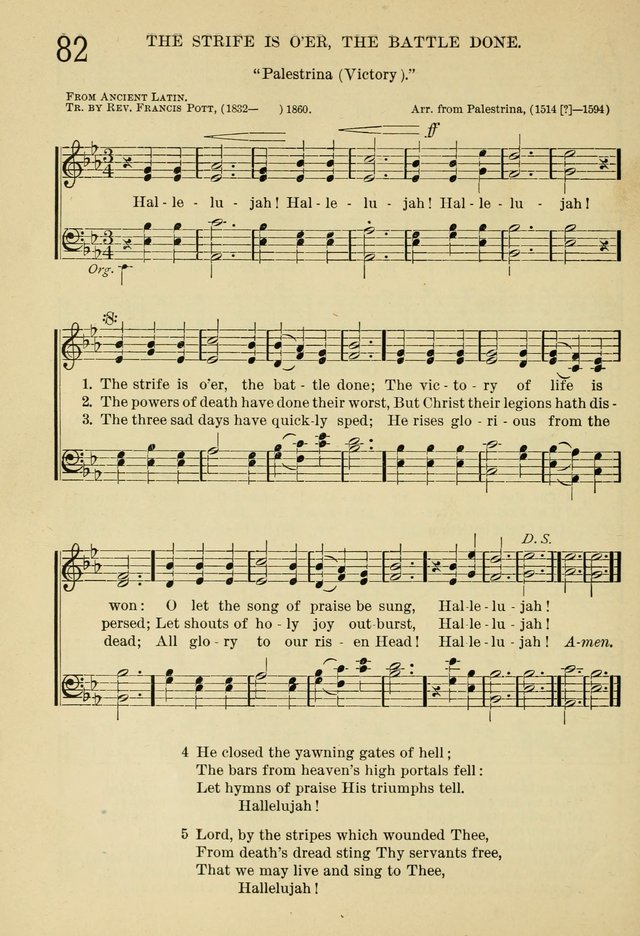 The Sunday School Hymnal: with offices of devotion page 105