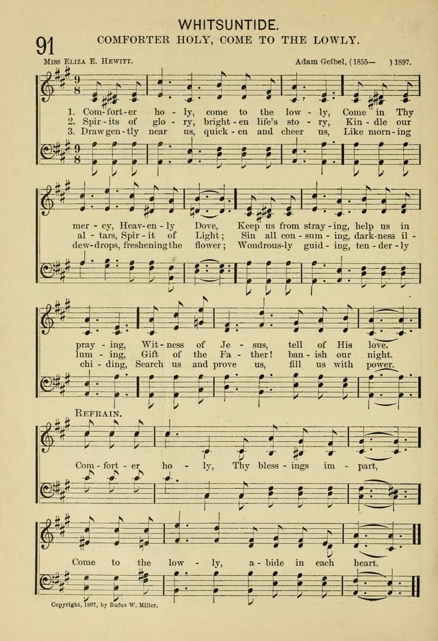 The Sunday School Hymnal: with offices of devotion page 113