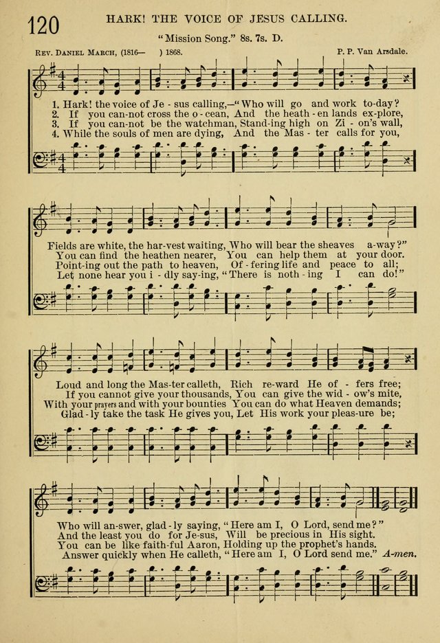 The Sunday School Hymnal: with offices of devotion page 140