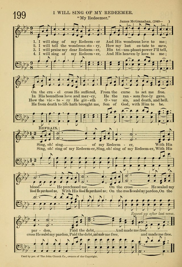 The Sunday School Hymnal: with offices of devotion page 213