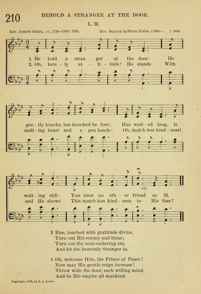 The Sunday School Hymnal: with offices of devotion page 222