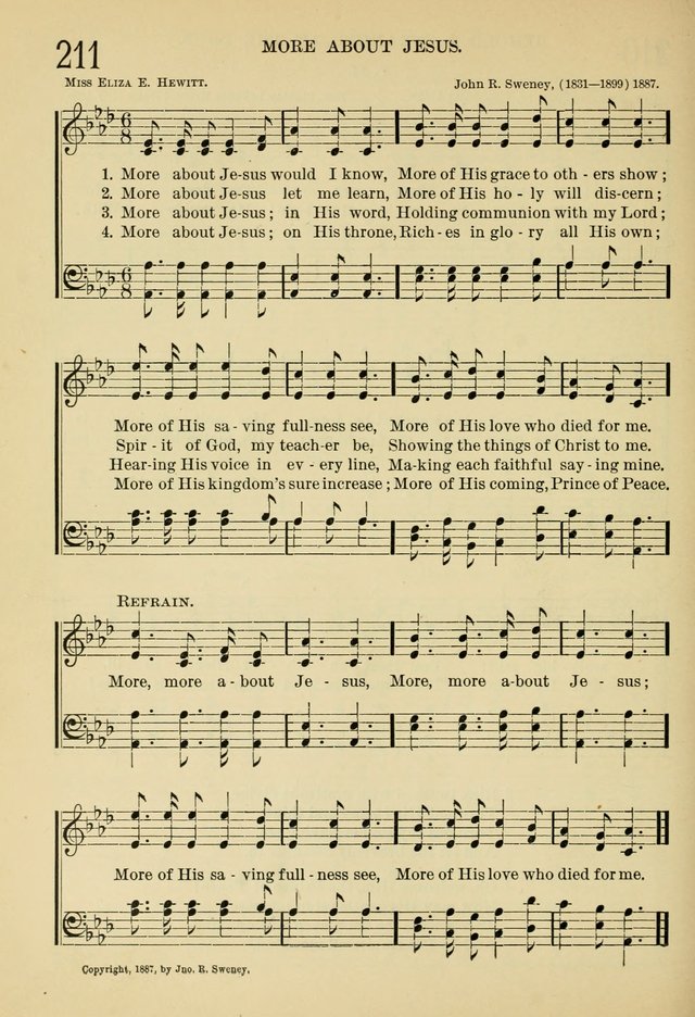 The Sunday School Hymnal: with offices of devotion page 223