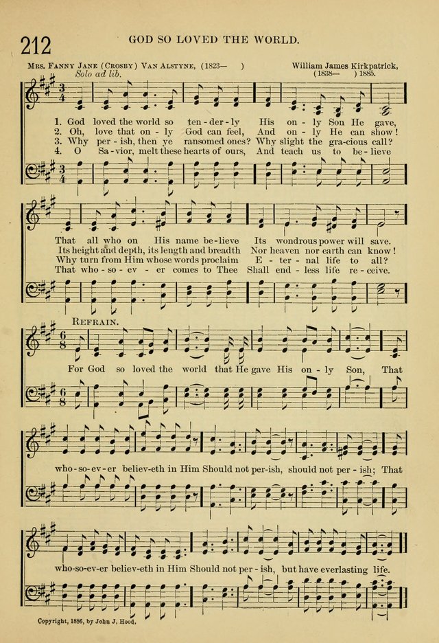 The Sunday School Hymnal: with offices of devotion page 224