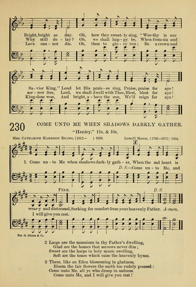 The Sunday School Hymnal: with offices of devotion page 242