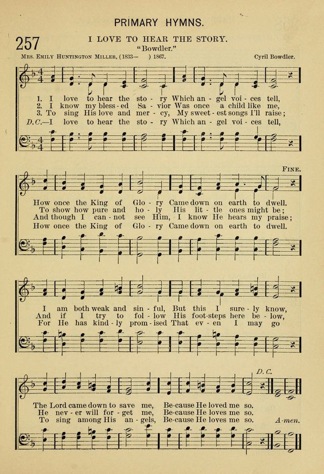 The Sunday School Hymnal: with offices of devotion page 270