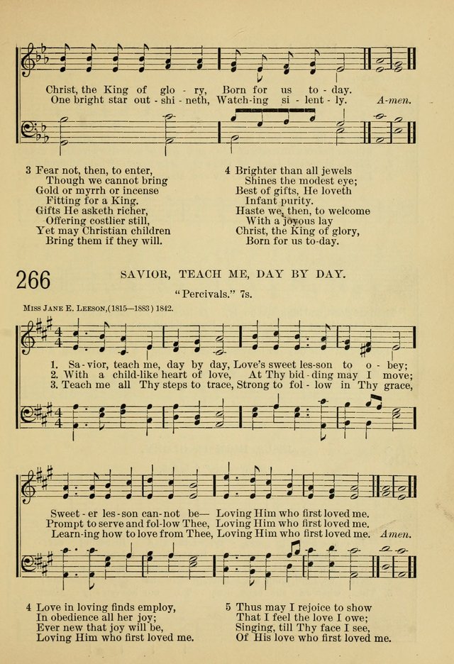 The Sunday School Hymnal: with offices of devotion page 278