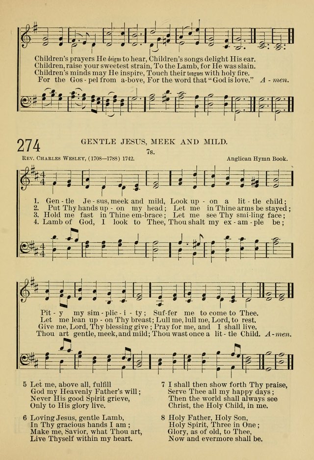 The Sunday School Hymnal: with offices of devotion page 284