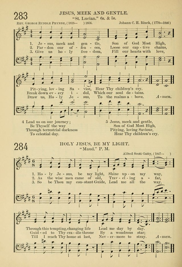 The Sunday School Hymnal: with offices of devotion page 291