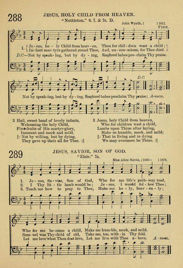 The Sunday School Hymnal: with offices of devotion page 294