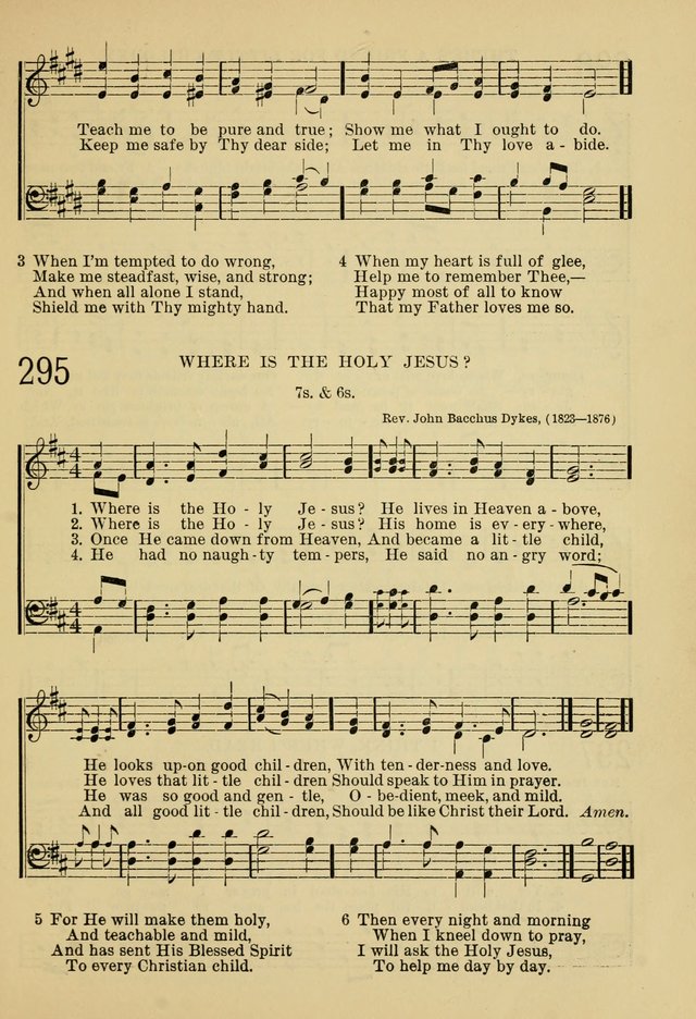 The Sunday School Hymnal: with offices of devotion page 298