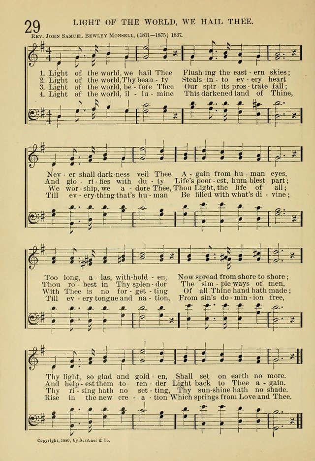 The Sunday School Hymnal: with offices of devotion page 51