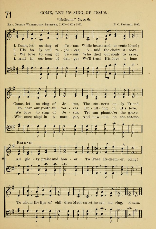 The Sunday School Hymnal: with offices of devotion page 94