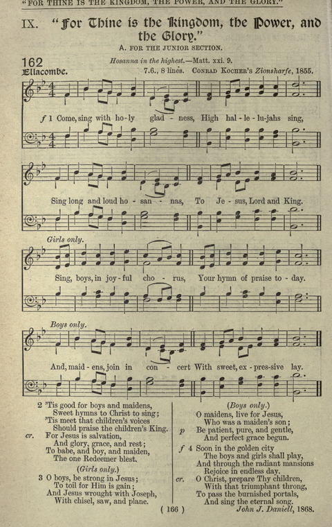 The Sunday School Hymnary: a twentieth century hymnal for young people (4th ed.) page 165