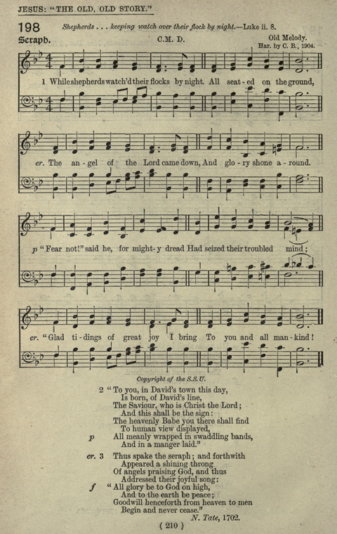 The Sunday School Hymnary: a twentieth century hymnal for young people (4th ed.) page 209