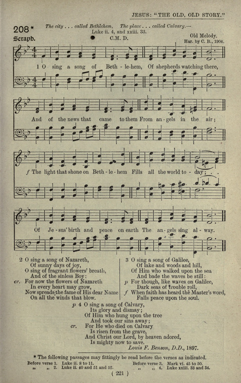 The Sunday School Hymnary: a twentieth century hymnal for young people (4th ed.) page 220