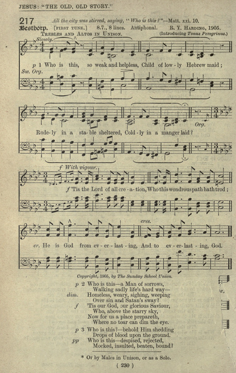 The Sunday School Hymnary: a twentieth century hymnal for young people (4th ed.) page 229