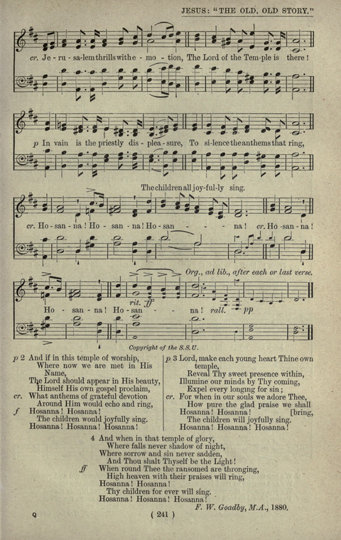 The Sunday School Hymnary: a twentieth century hymnal for young people (4th ed.) page 240