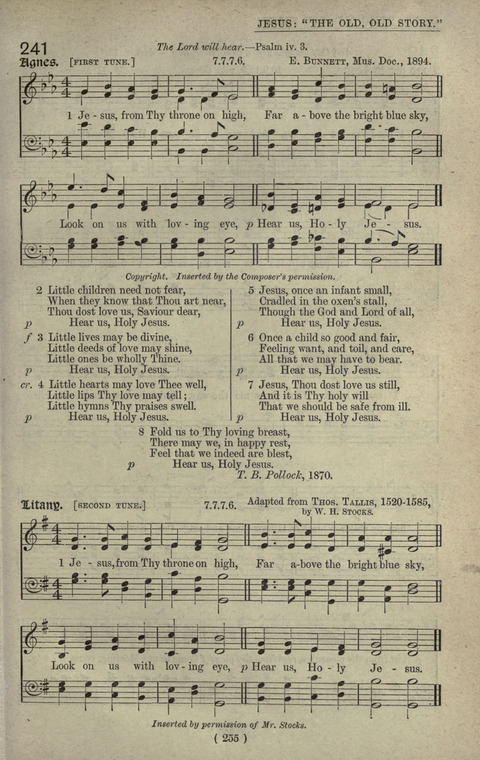 The Sunday School Hymnary: a twentieth century hymnal for young people (4th ed.) page 254