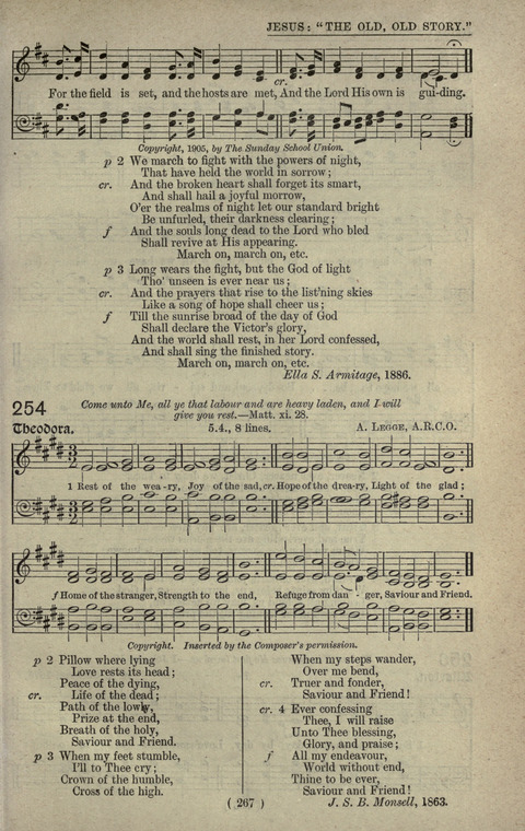 The Sunday School Hymnary: a twentieth century hymnal for young people (4th ed.) page 266