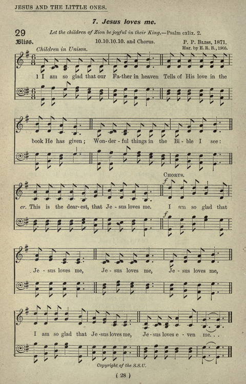 The Sunday School Hymnary: a twentieth century hymnal for young people (4th ed.) page 27