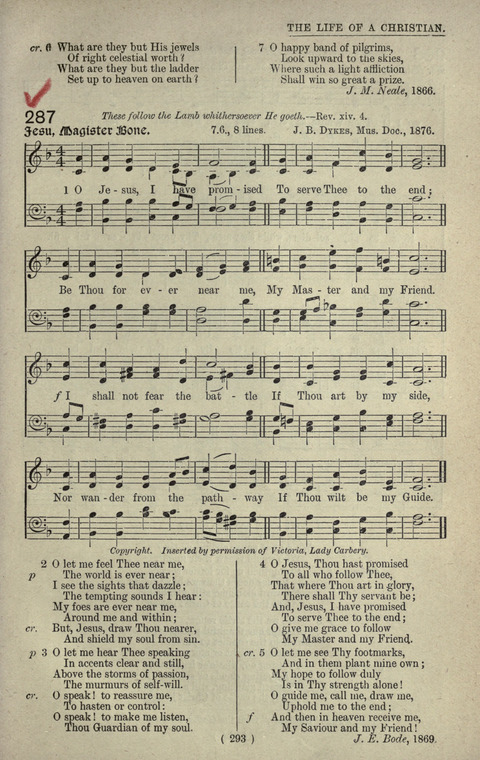 The Sunday School Hymnary: a twentieth century hymnal for young people (4th ed.) page 292