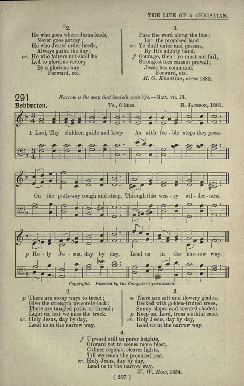 The Sunday School Hymnary: a twentieth century hymnal for young people (4th ed.) page 296