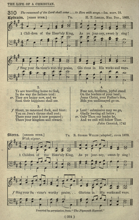 The Sunday School Hymnary: a twentieth century hymnal for young people (4th ed.) page 313