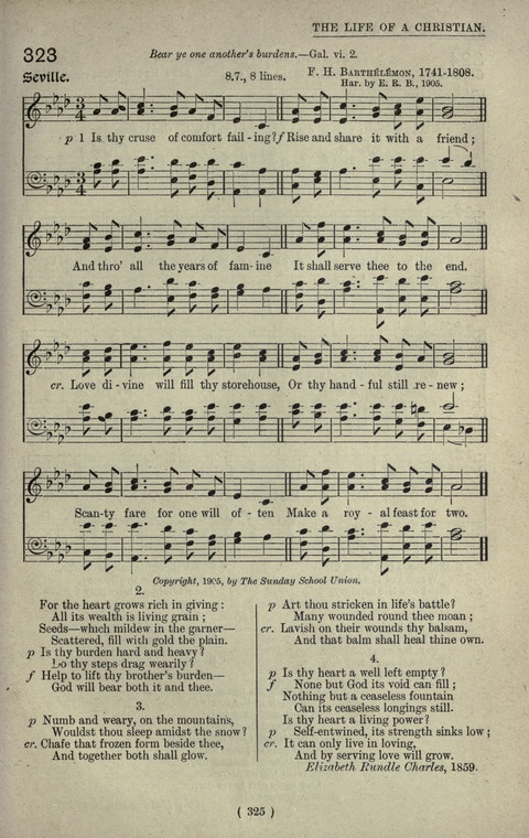 The Sunday School Hymnary: a twentieth century hymnal for young people (4th ed.) page 324