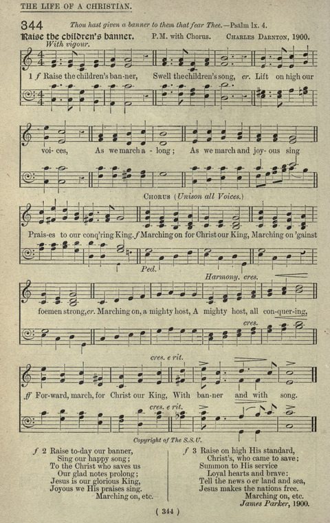 The Sunday School Hymnary: a twentieth century hymnal for young people (4th ed.) page 343