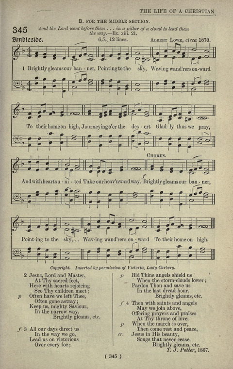 The Sunday School Hymnary: a twentieth century hymnal for young people (4th ed.) page 344