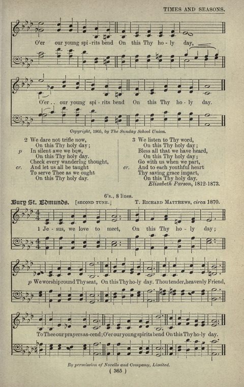 The Sunday School Hymnary: a twentieth century hymnal for young people (4th ed.) page 364