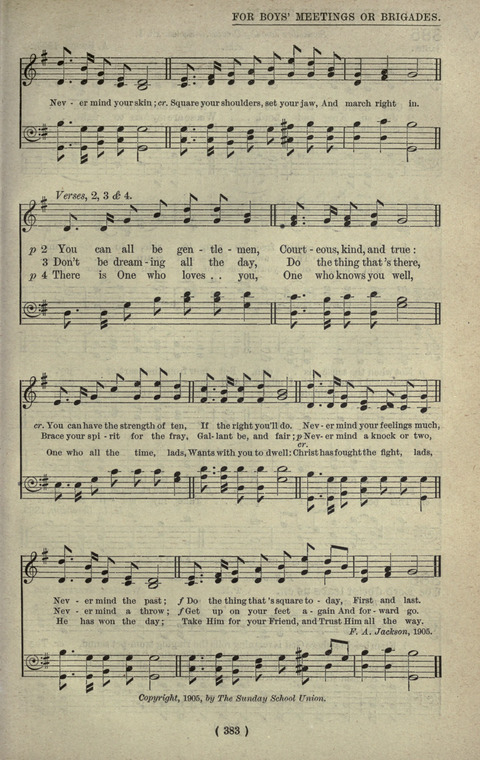 The Sunday School Hymnary: a twentieth century hymnal for young people (4th ed.) page 382