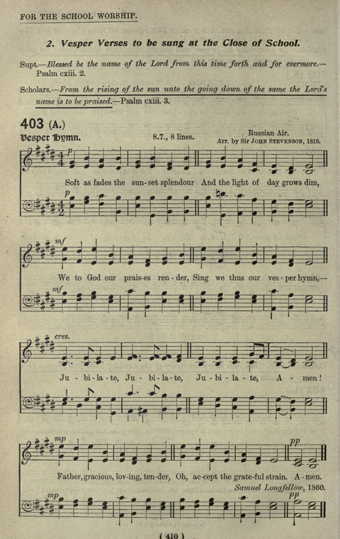 The Sunday School Hymnary: a twentieth century hymnal for young people (4th ed.) page 409