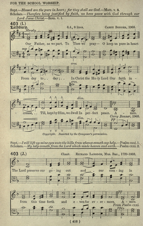 The Sunday School Hymnary: a twentieth century hymnal for young people (4th ed.) page 415