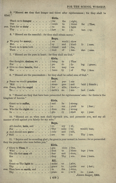 The Sunday School Hymnary: a twentieth century hymnal for young people (4th ed.) page 418